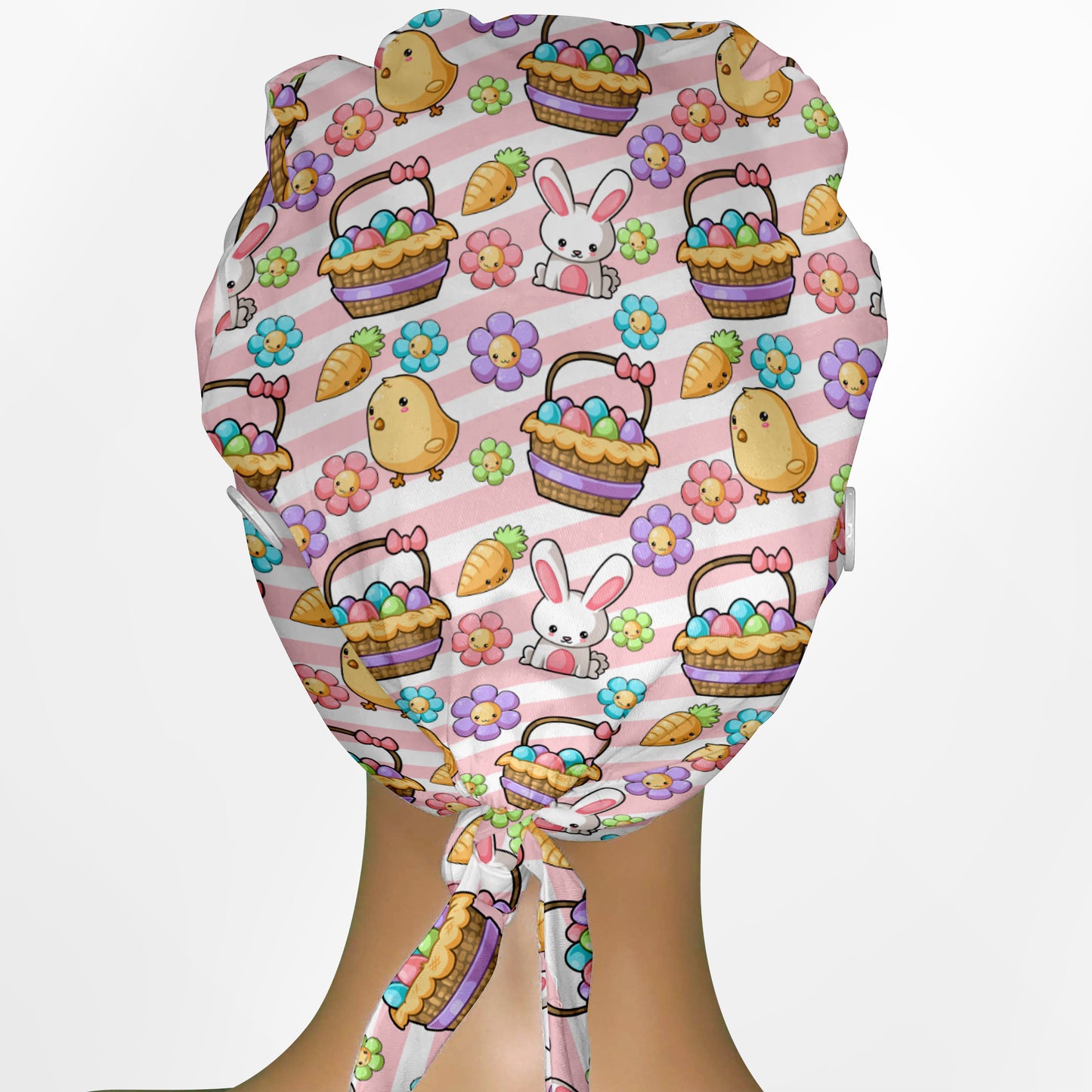 Easter Low-Tie Surgeon Scrub Cap