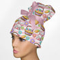 Easter High Bun Ponytail Scrub Cap