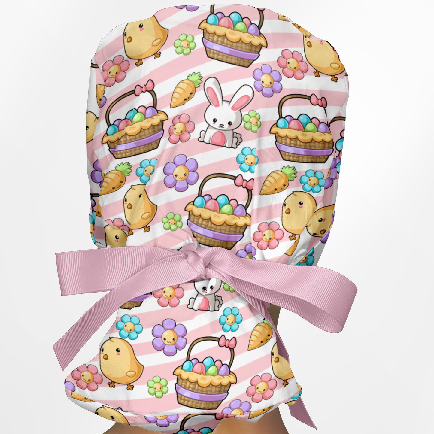 Easter Ponytail Scrub Cap