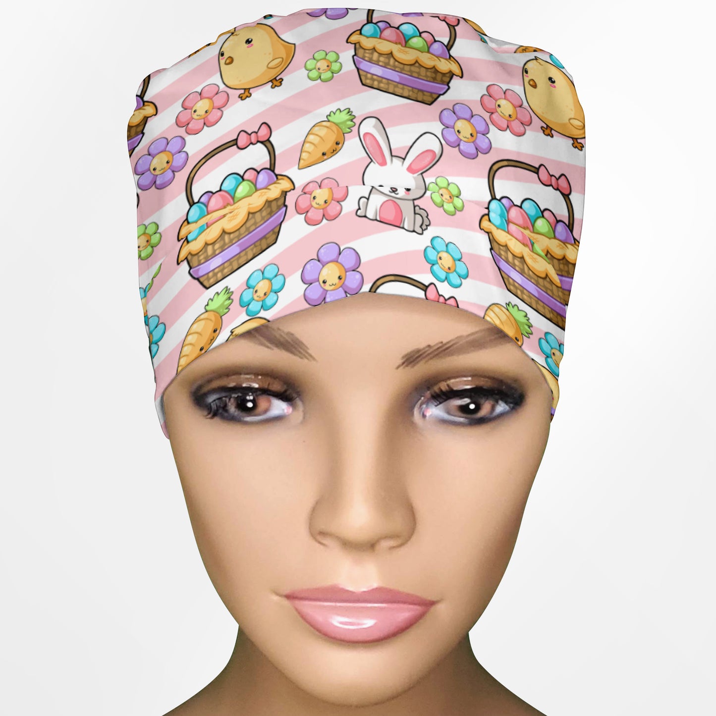 Easter Ponytail Scrub Cap
