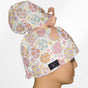 Easter Eggs High Bun Ponytail Scrub Cap