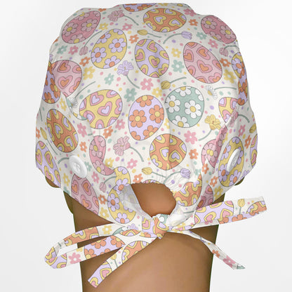 Easter Eggs Surgeon Scrub Cap