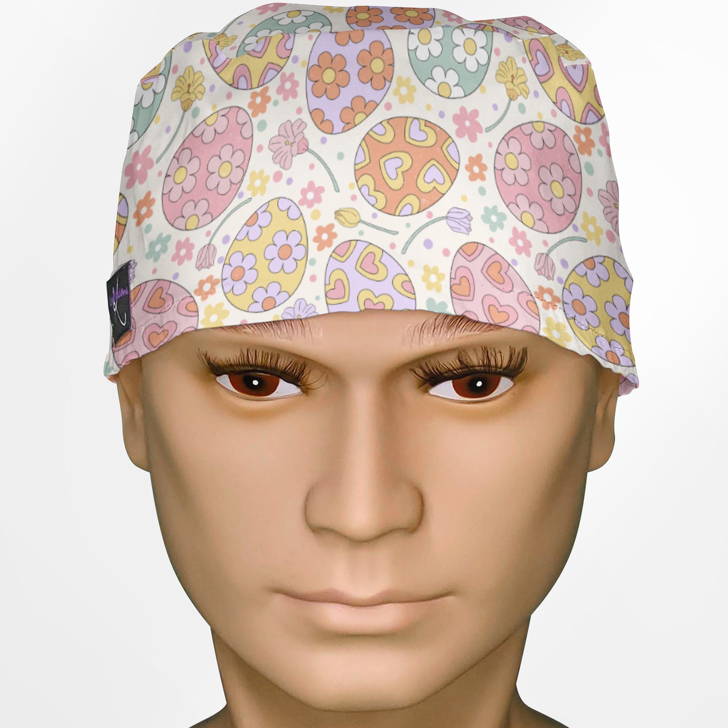 Easter Eggs Surgeon Scrub Cap