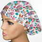 Easter Gnomes Euro Scrub Cap