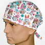 Easter Gnomes Surgeon Scrub Cap