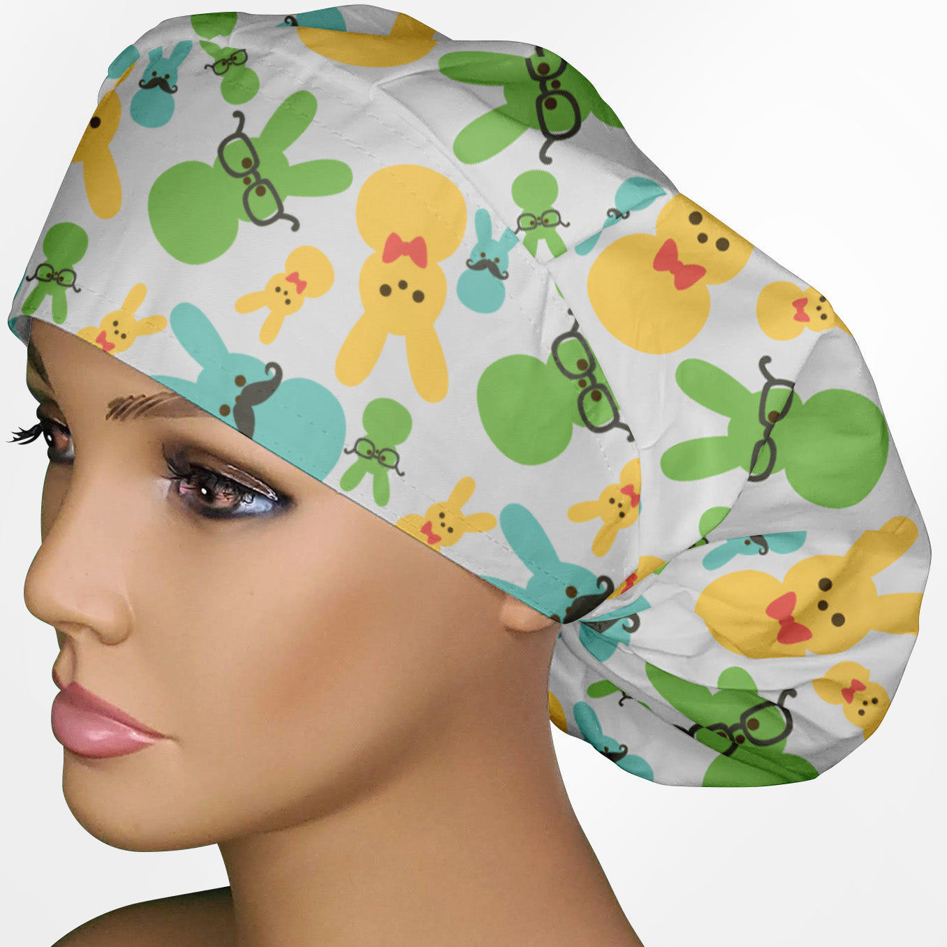 Easter Peeps Bouffant Scrub Cap