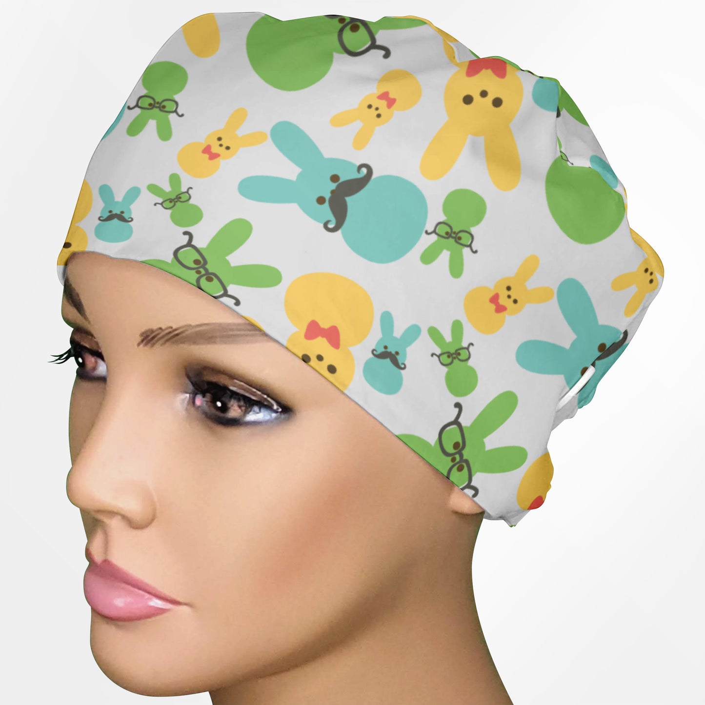 Easter Peeps Low-Tie Surgeon Scrub Cap