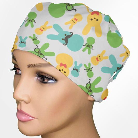 Easter Peeps Low-Tie Surgeon Scrub Cap