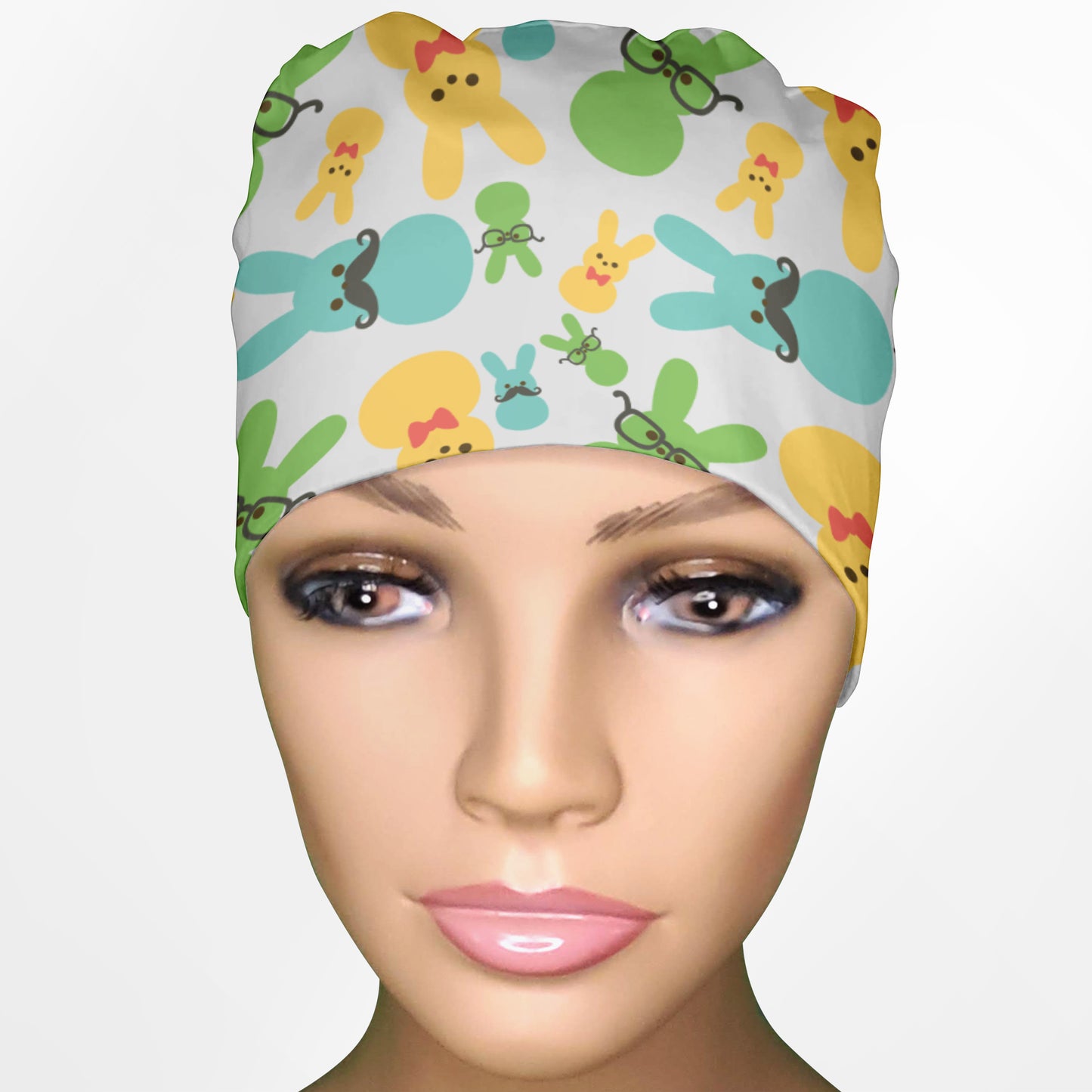 Easter Peeps Low-Tie Surgeon Scrub Cap