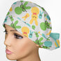 Easter Peeps Ponytail Scrub Cap