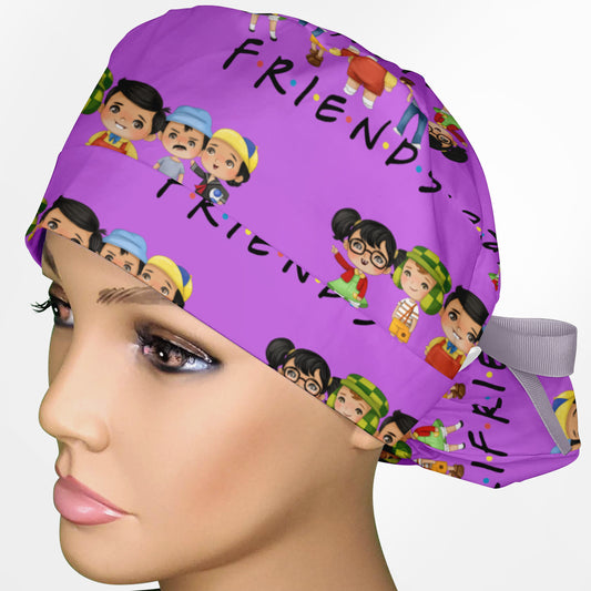 El Chavo Ponytail Scrub Cap