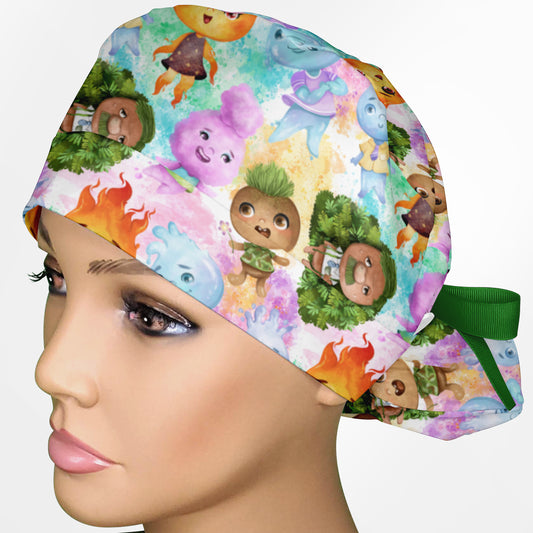 Elements Ponytail Scrub Cap