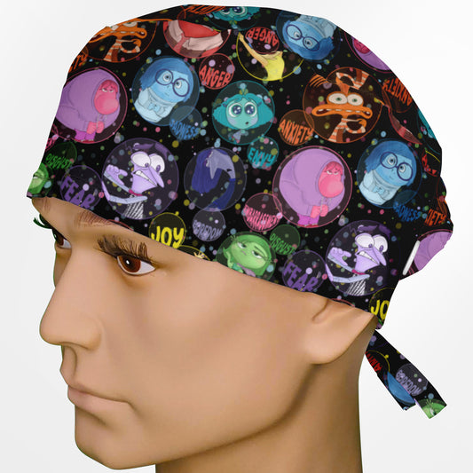 Emotion Bubbles Surgeon Scrub Cap