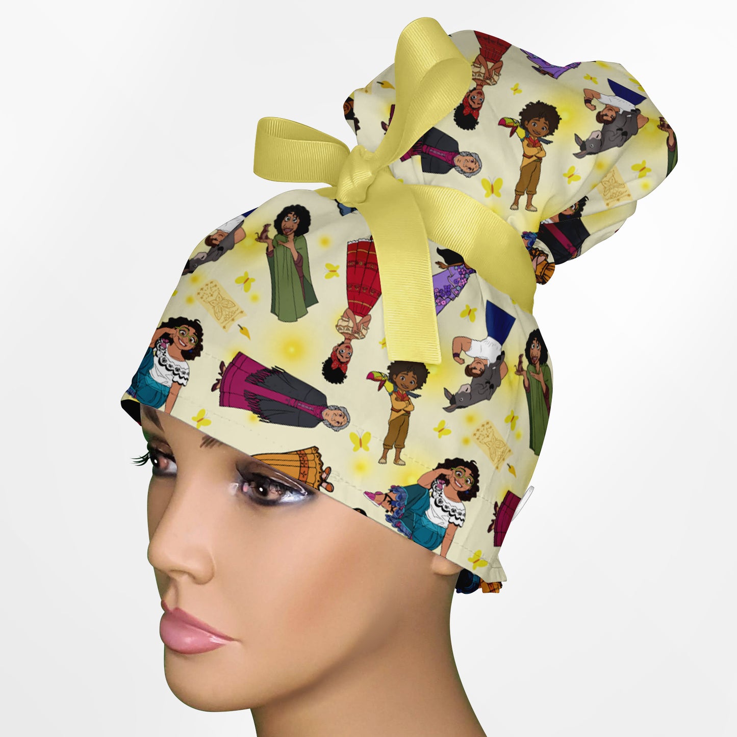 Casita House High Bun Ponytail Scrub Cap