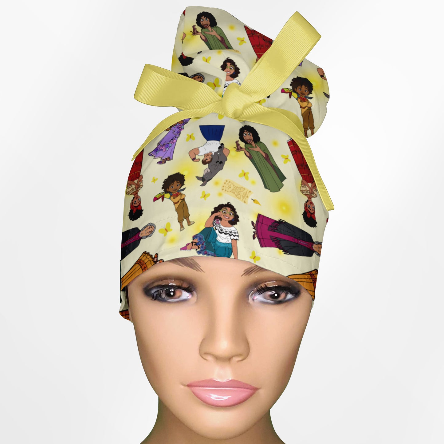 Casita House High Bun Ponytail Scrub Cap