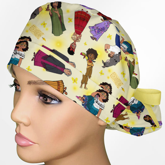 Casita House Ponytail Scrub Cap