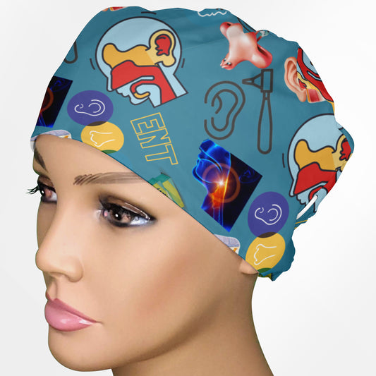 ENT Low-Tie Surgeon Scrub Cap