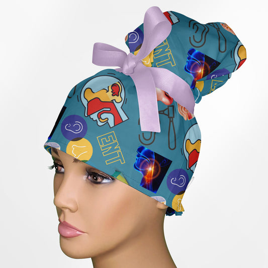 ENT High Bun Ponytail Scrub Cap
