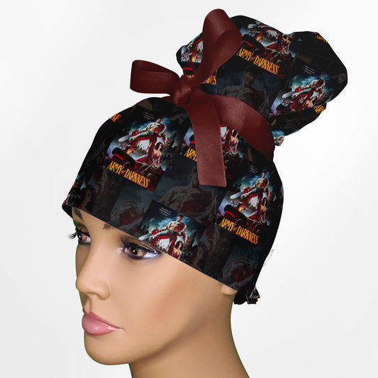 Evil Dead High Bun Ponytail Scrub Cap