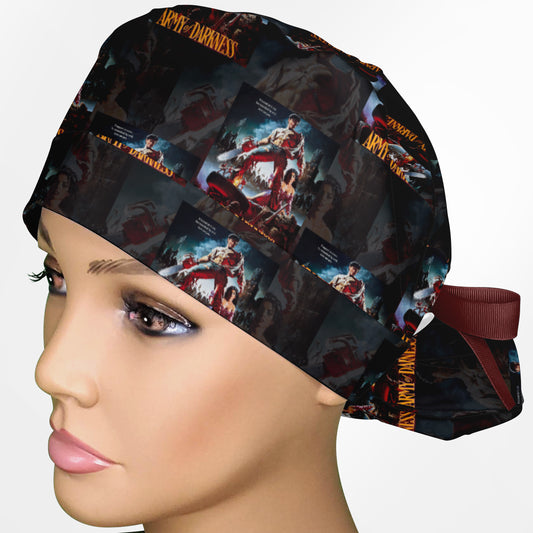 Evil Dead Ponytail Scrub Cap