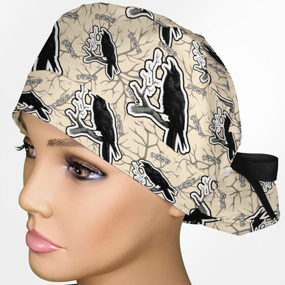 F-Caw-F Ponytail Scrub Cap