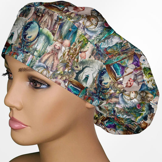 Fairy Tale Bouffant Scrub Cap