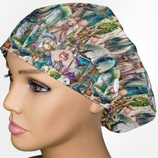 Fairy Tale Euro Scrub Cap