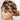 Fall Pumpkins Ponytail Scrub Cap