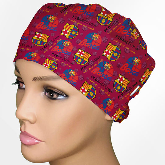 FC Barcelona Low-Tie Surgeon Scrub Cap