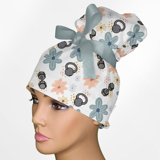 Fitness High Bun Ponytail Scrub Cap