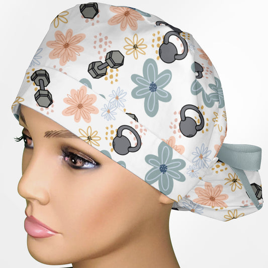 Fitness Ponytail Scrub Cap