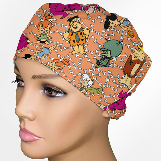 Flintstones Low-Tie Surgeon Scrub Cap
