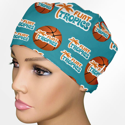 Flint Tropics Low-Tie Surgeon Scrub Cap