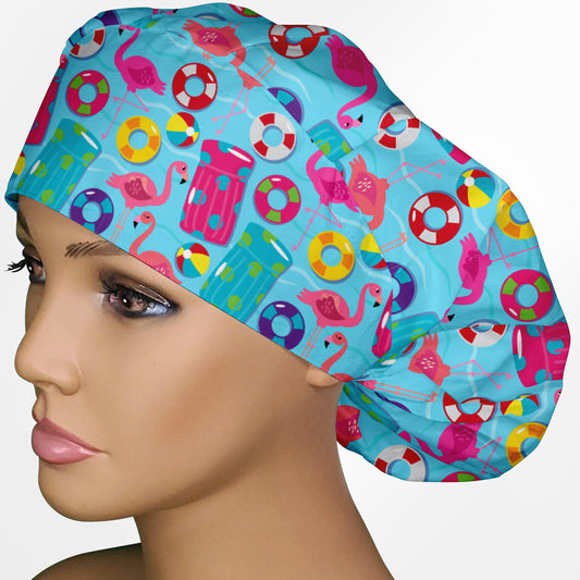 Floaty Summer Bouffant Scrub Cap