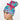 Floaty Summer High Bun Ponytail Scrub Cap