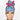 Floaty Summer High Bun Ponytail Scrub Cap