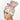 Floral Crosses High Bun Ponytail Scrub Cap