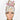 Floral Crosses High Bun Ponytail Scrub Cap
