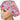 Foil Hearts Euro Scrub Cap