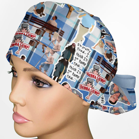 Forest Gump Ponytail Scrub Cap