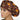 Fox Flowers Bouffant Scrub Cap