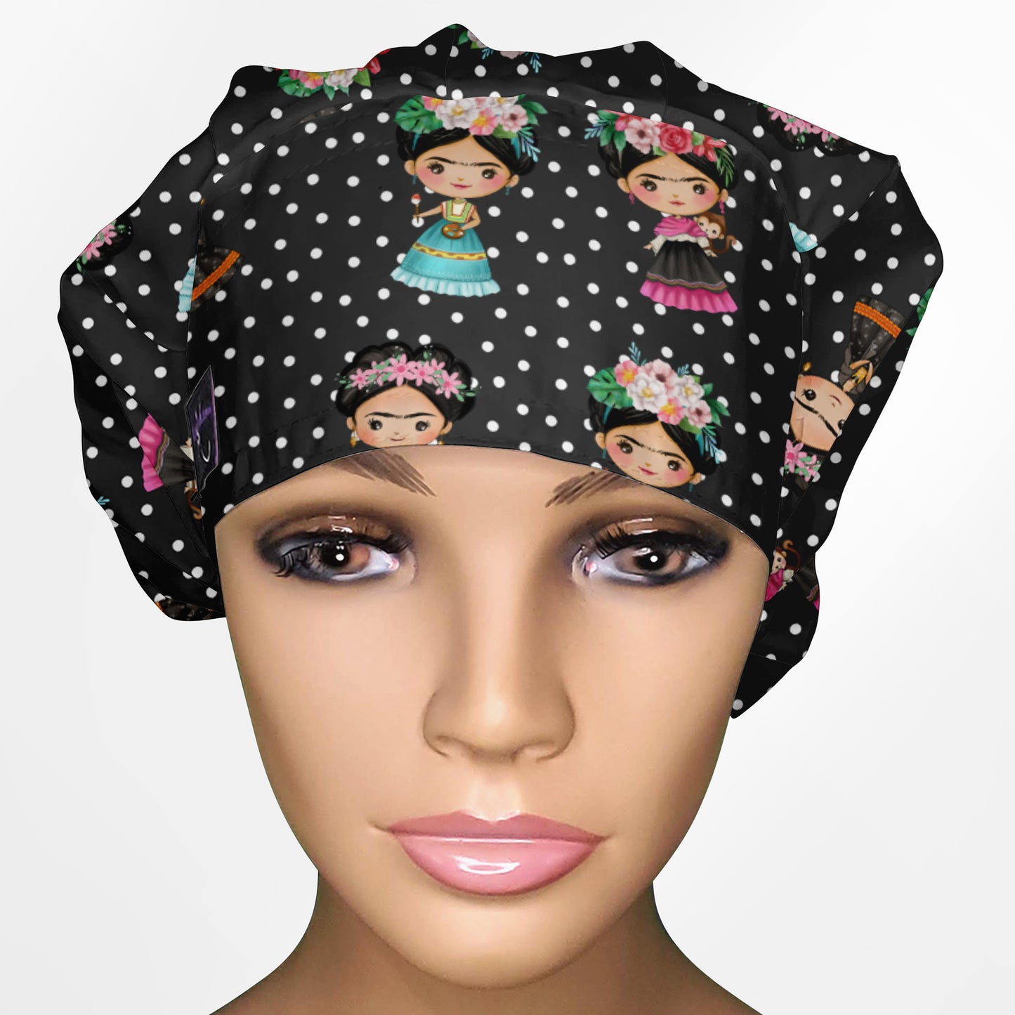 Frida Cute Bouffant Scrub Cap
