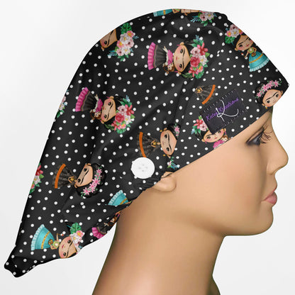Frida Cute Bouffant Scrub Cap