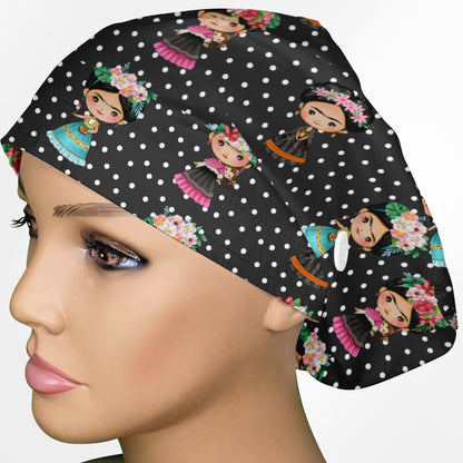Frida Cute Euro Scrub Cap