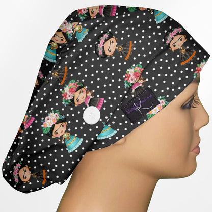 Frida Cute Euro Scrub Cap