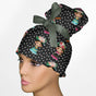 Frida Cute High Bun Ponytail Scrub Cap