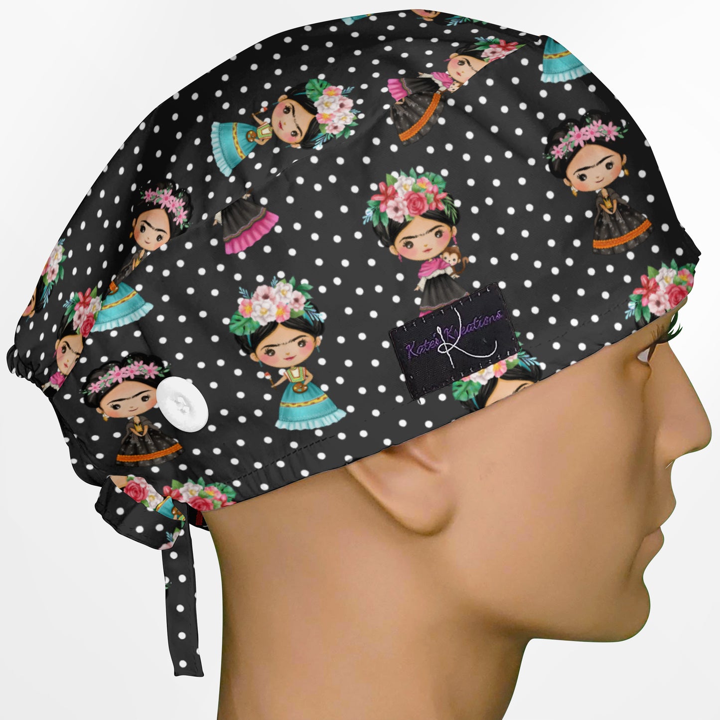 Frida Cute Surgeon Scrub Cap