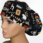 Could This Be Any More Iconic? - Black Bouffant Scrub Cap