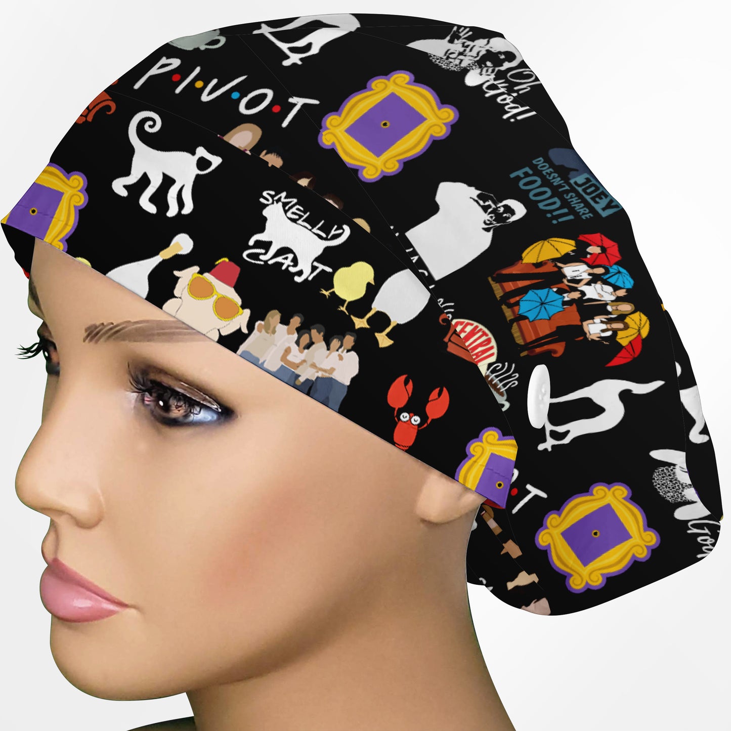 Could This Be Any More Iconic? - Black Euro Scrub Cap