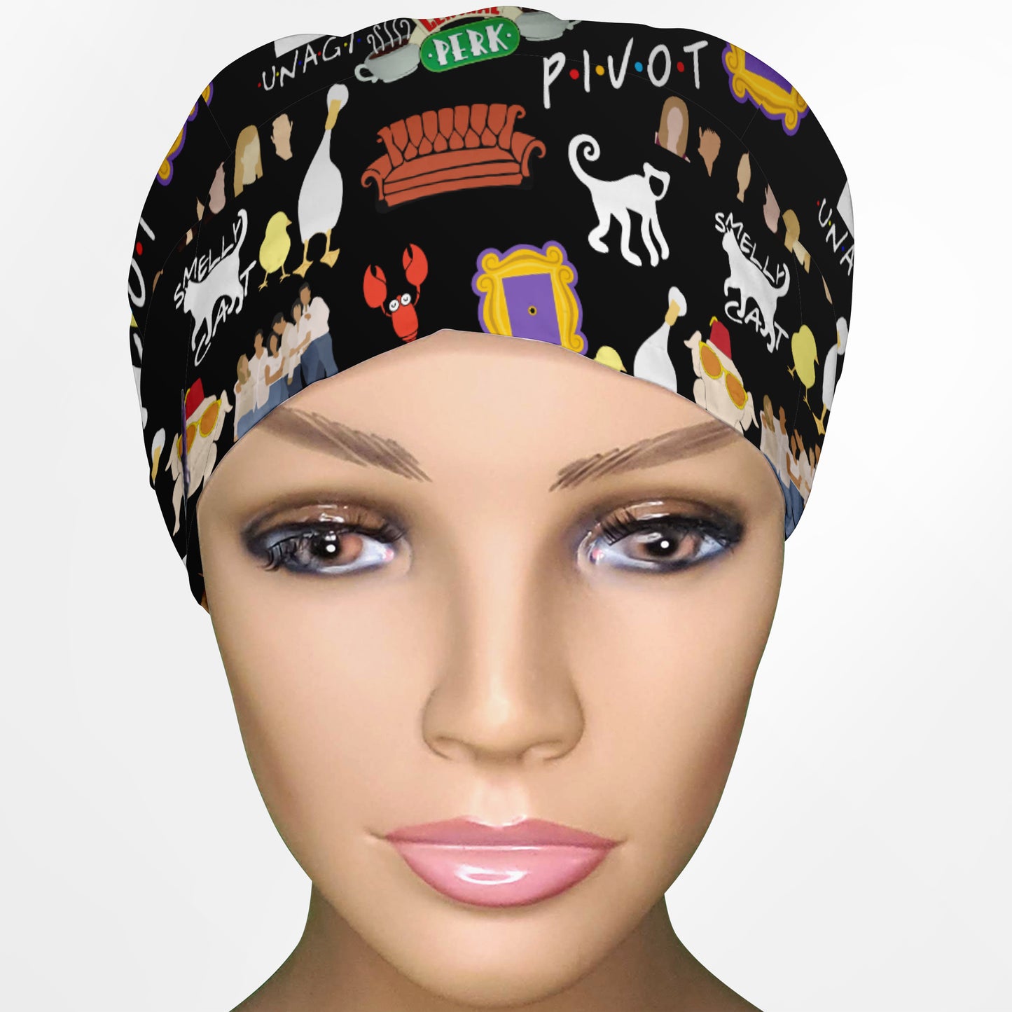 Could This Be Any More Iconic? - Black Euro Scrub Cap